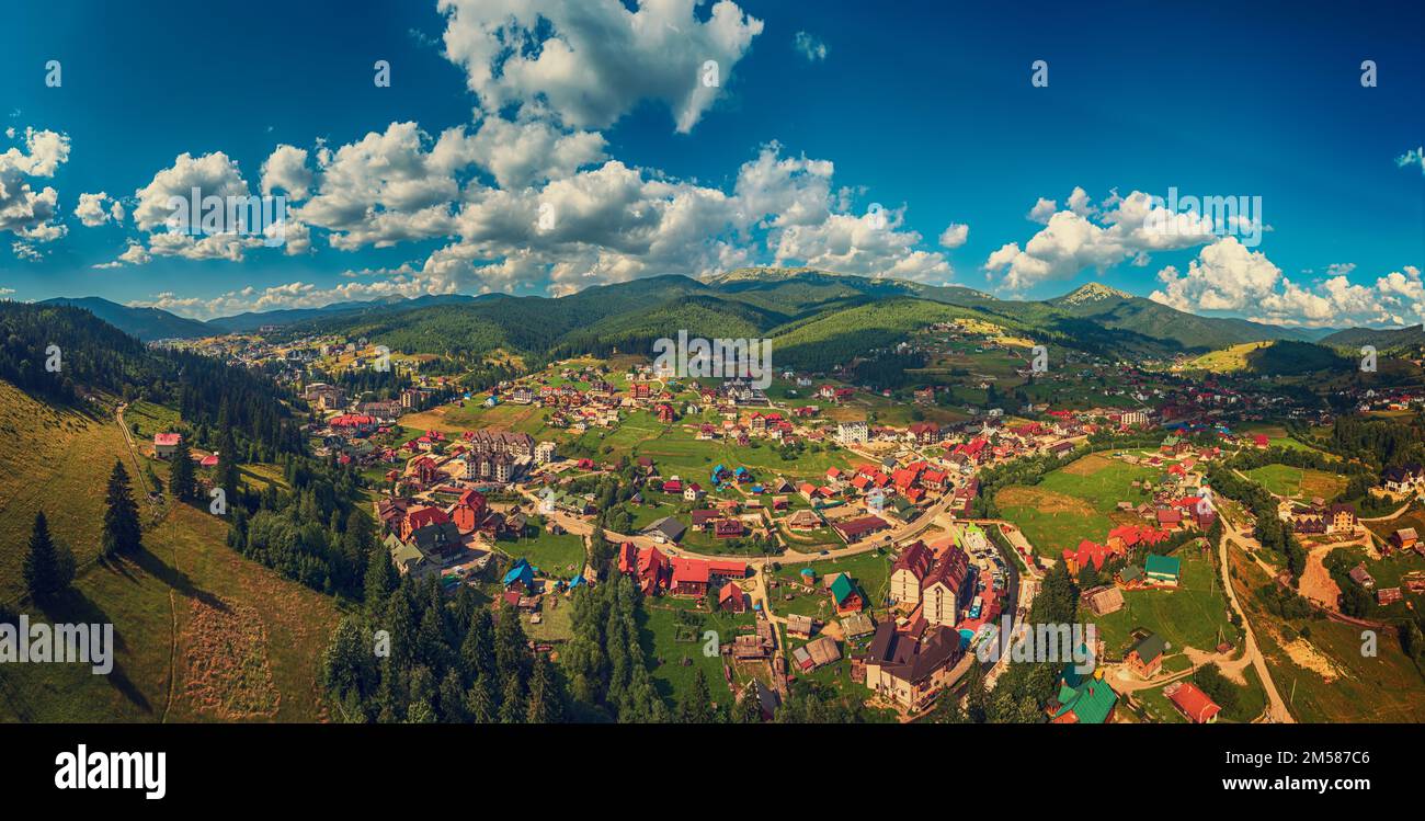 Sommer Bukovel, Ukraine Stockfoto