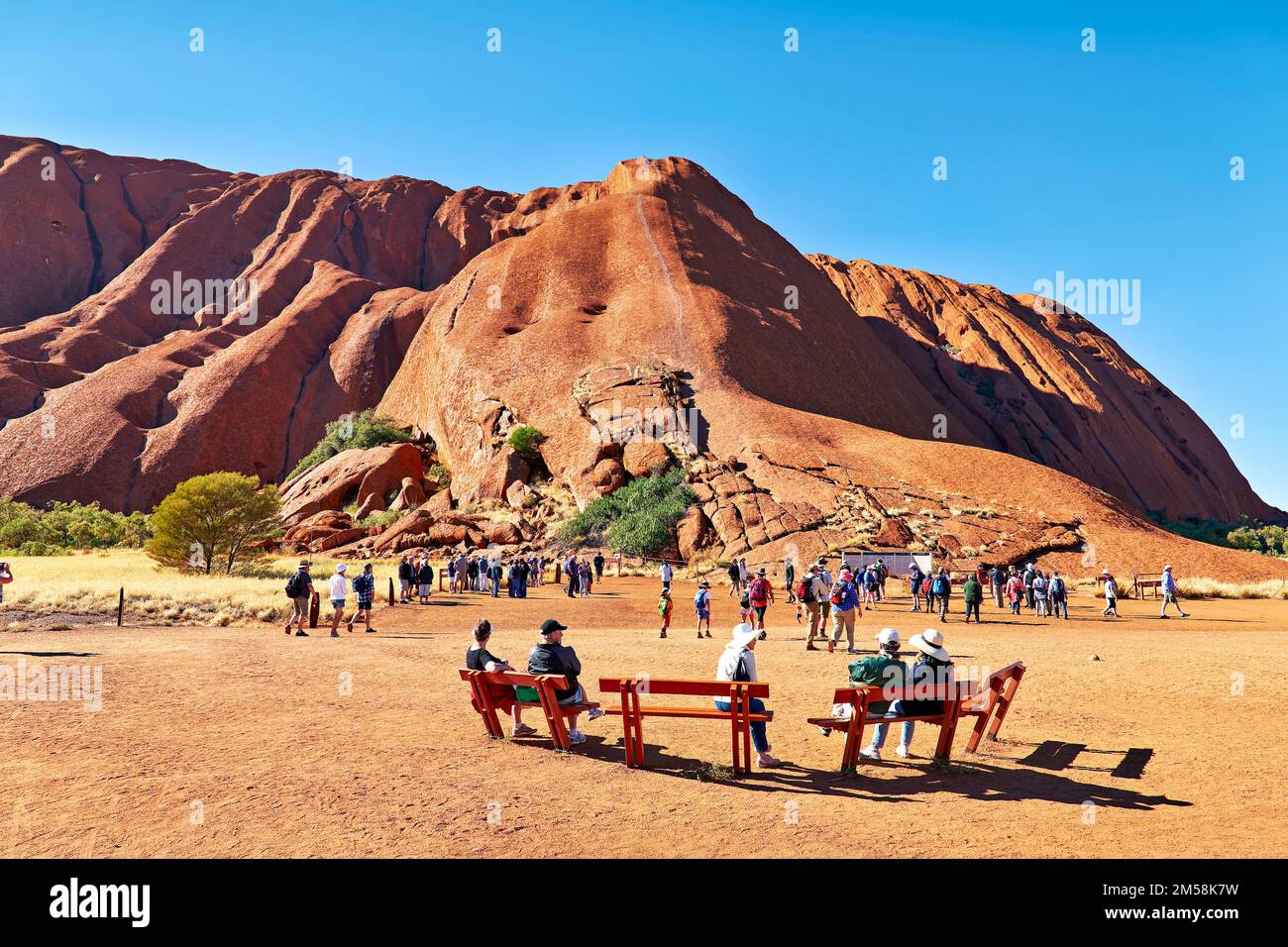 Uluru Ayers Rock. Nördliches Territorium. Australien Stockfoto