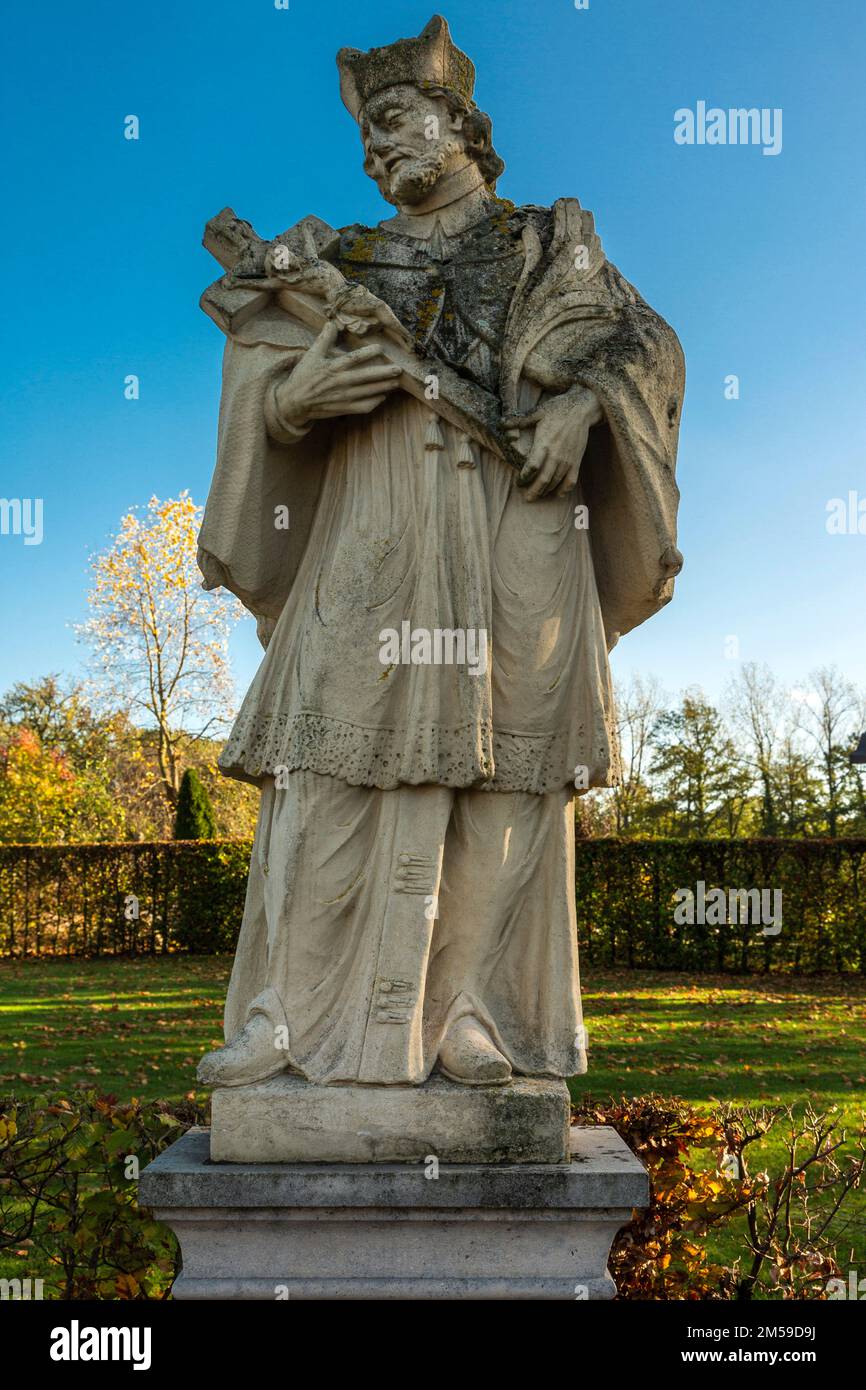 Deutschland, Vreden, Berkel, Westmuensterland, Muensterland, Westfalen, Nordrhein-Westfalen, NRW, Vreden-Zwillbrock, Katholische Pfarrkirche St. Franz Stockfoto