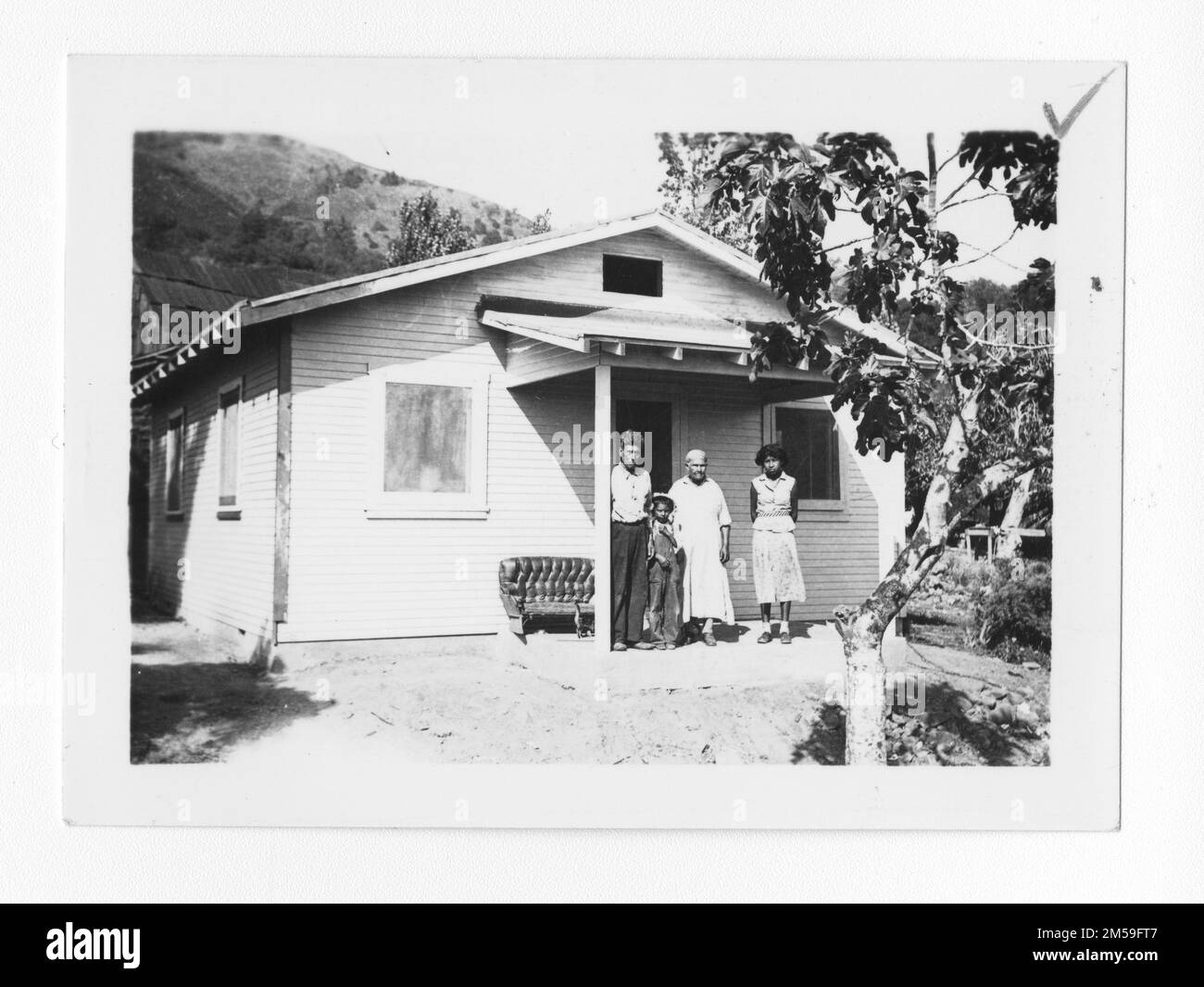 Originaltitel: Susanna Agualla. 1936 - 1942. Pazifikregion (Riverside, Kalifornien). Fotodruck. Innenministerium. Büro für Indianerangelegenheiten. Missionsbehörde. 11/15/1920-6/17/1946. Fotos Stockfoto