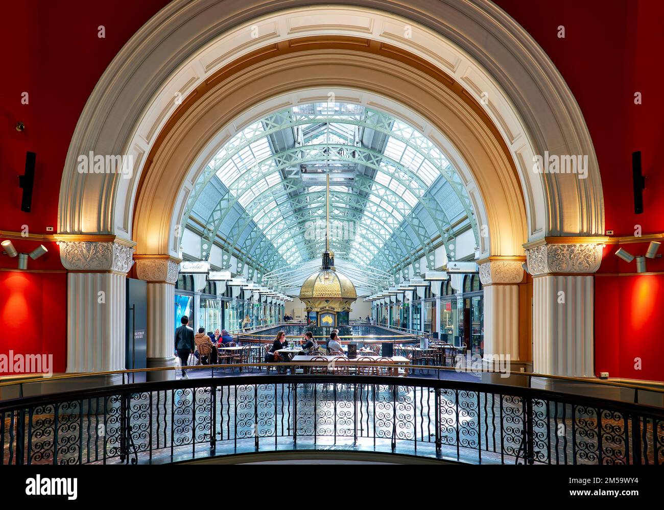 Sydney. New South Wales. Australien. Queen Victoria Building Mall Stockfoto