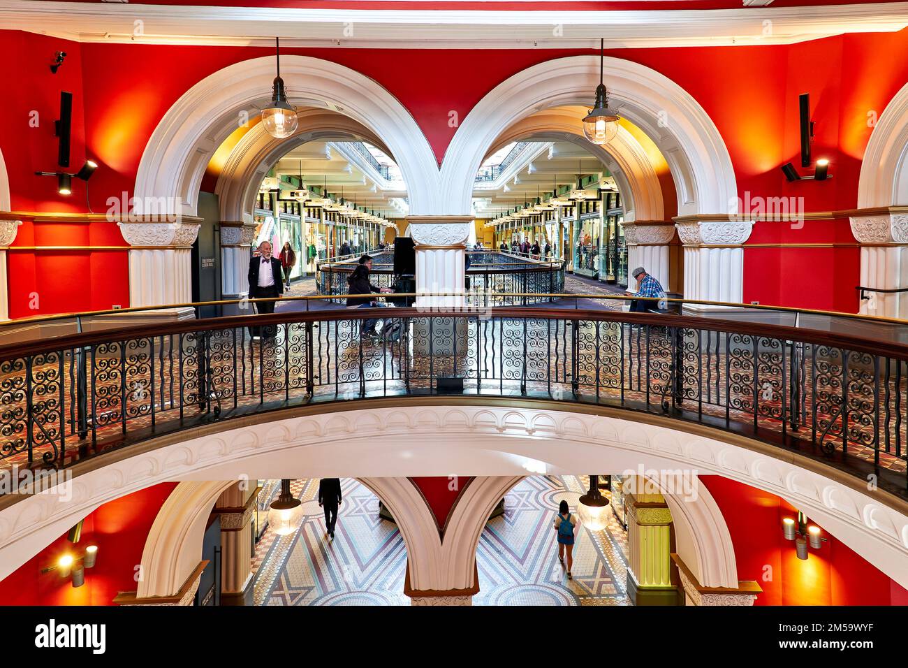 Sydney. New South Wales. Australien. Queen Victoria Building Mall Stockfoto