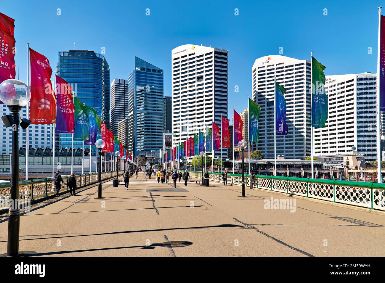 Sydney. New South Wales. Australien. Darling Harbour Stockfoto