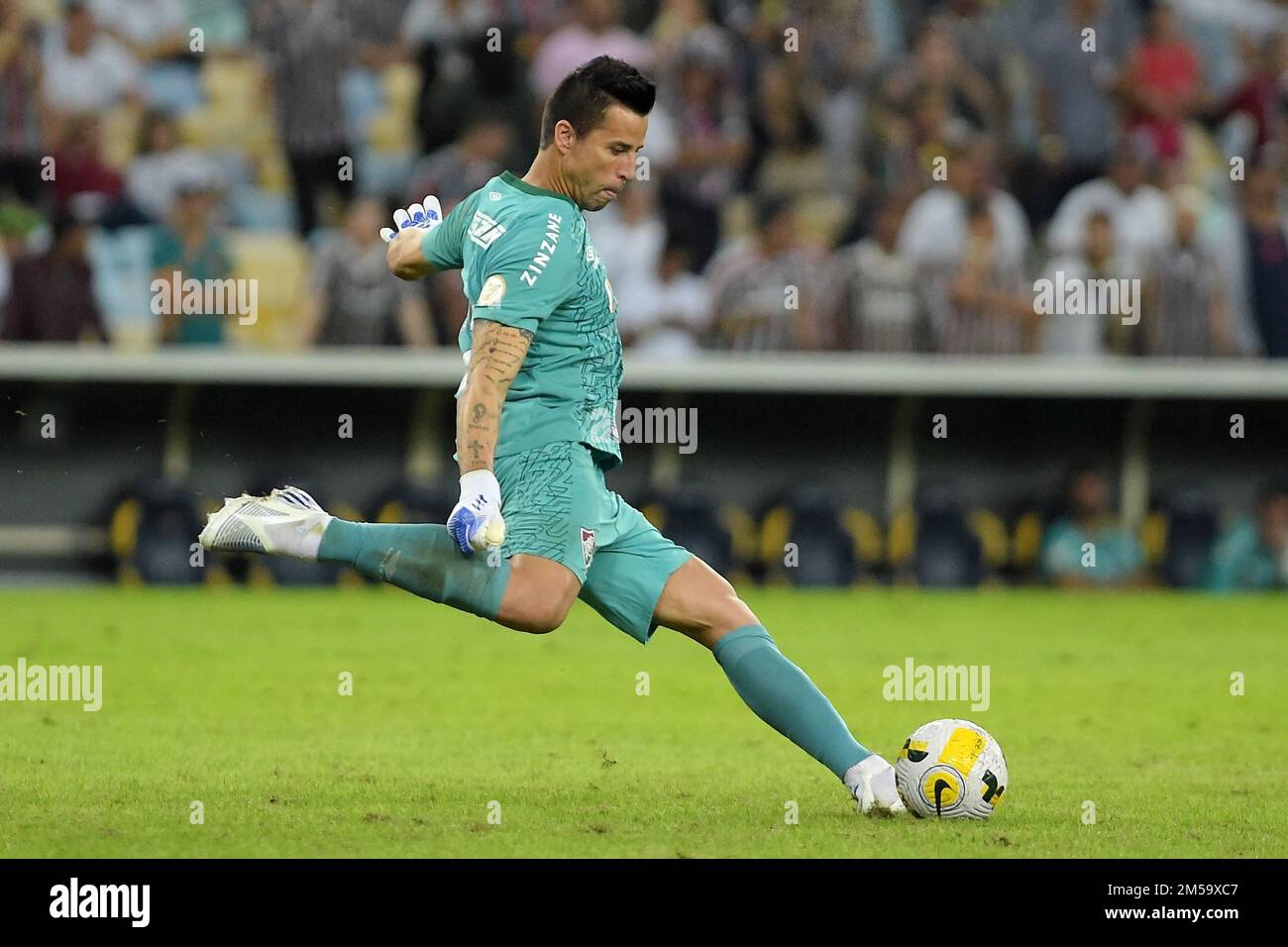 Rio de Janeiro, Brasilien, 8. Juni 2022. Fußballtorwart Fabio vom fluminense-Team, während des Spiels Fluminense x Atletico-MG, für den brasilianischen Champio Stockfoto
