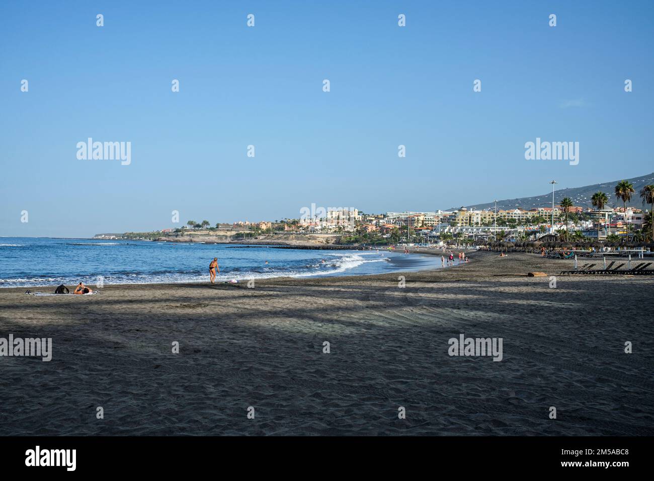 Strand in Fanabe, Las Americas, Teneriffa, Kanarische Inseln, Spanien Stockfoto