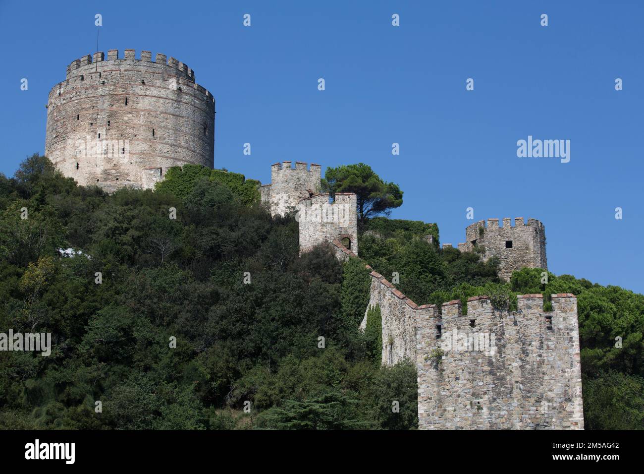 Rumeli Festung, auf der Bosporus Straße, Istanbul, Türkei Stockfoto
