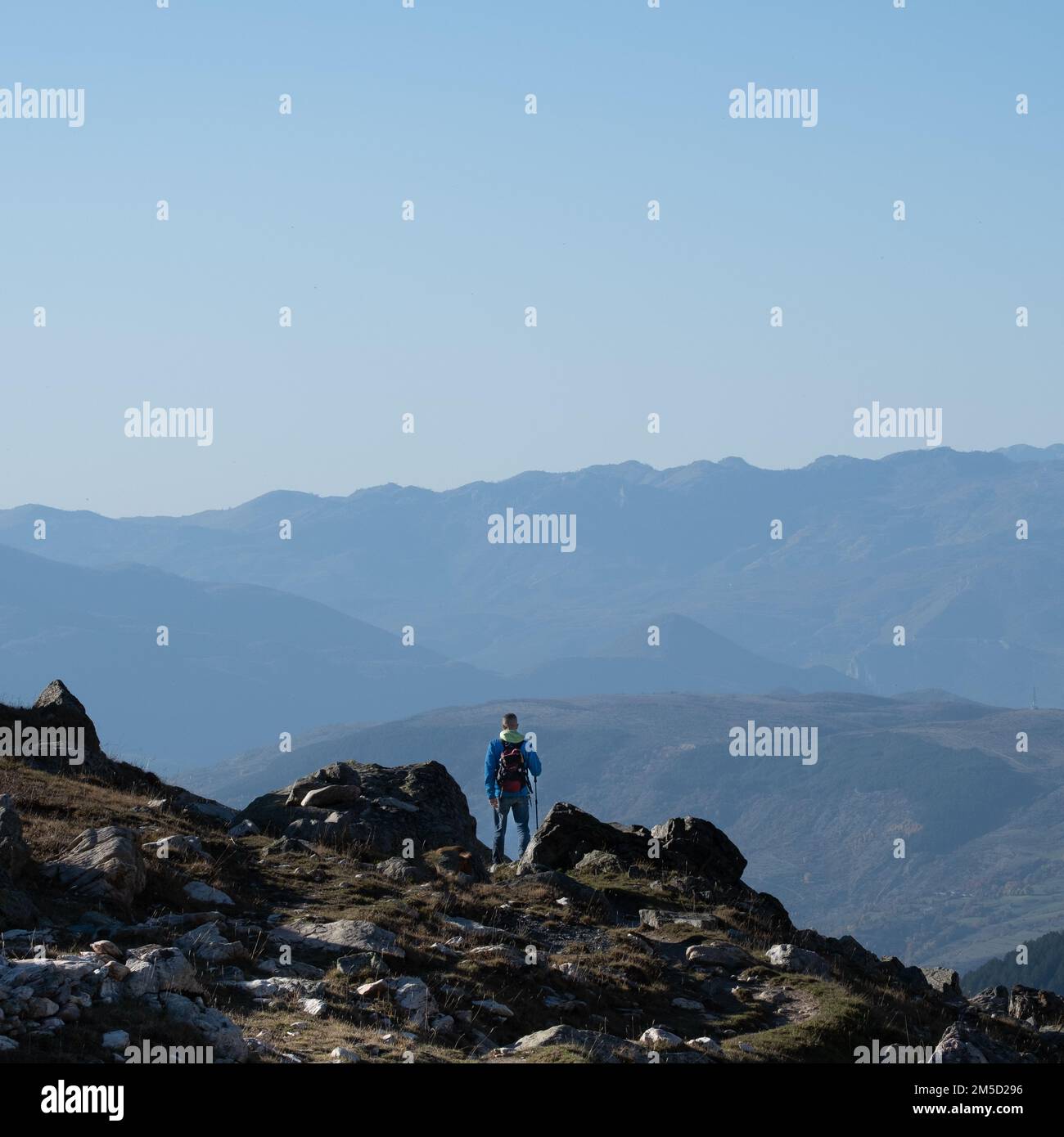Wanderung zum Berg Korabi in Dibër, Nordalbanien Stockfotografie Alamy