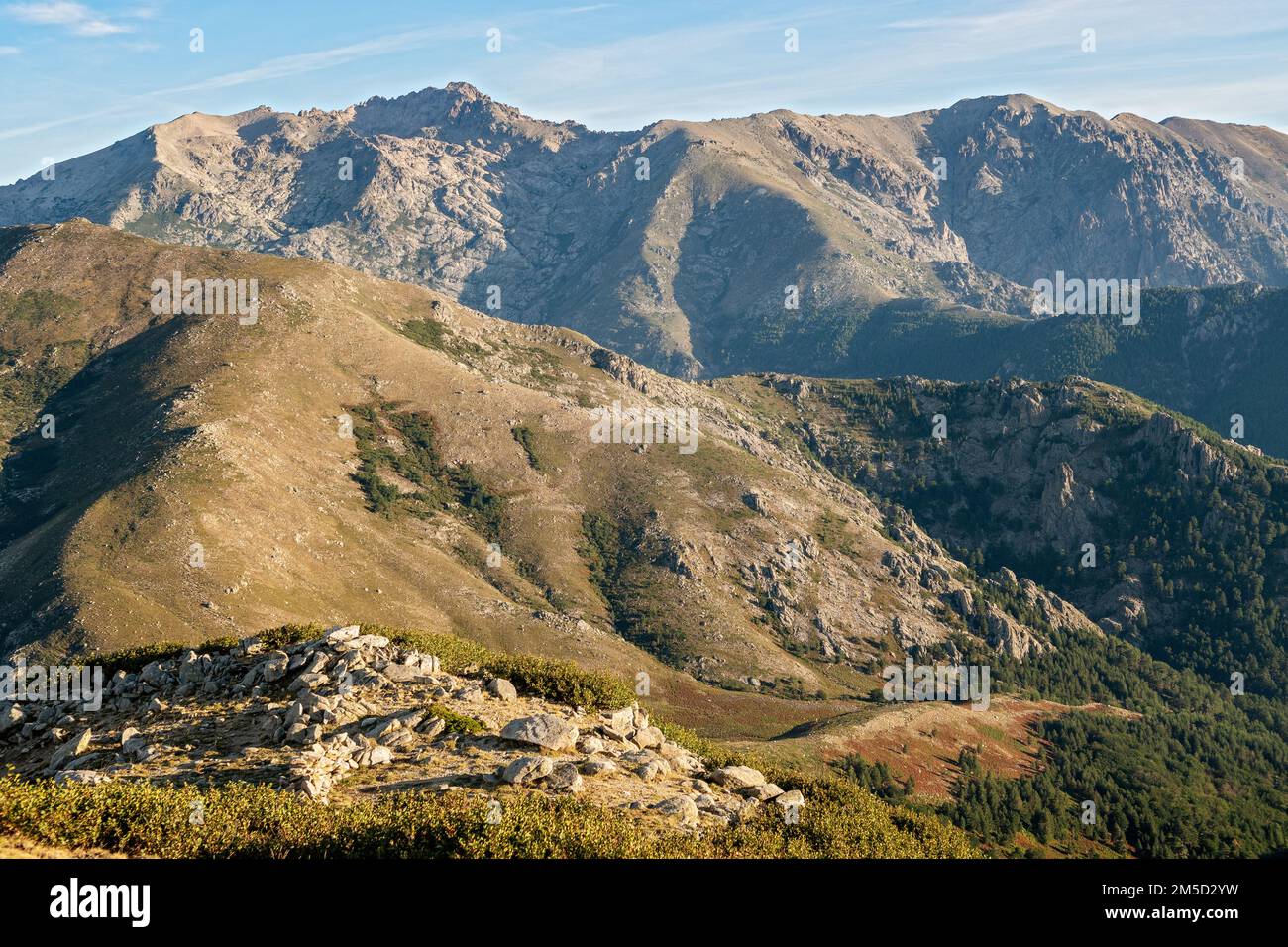 Monte Rotondo-Massiv zwischen Onda und Vizzavona, GR20, Korsika, Frankreich Stockfoto