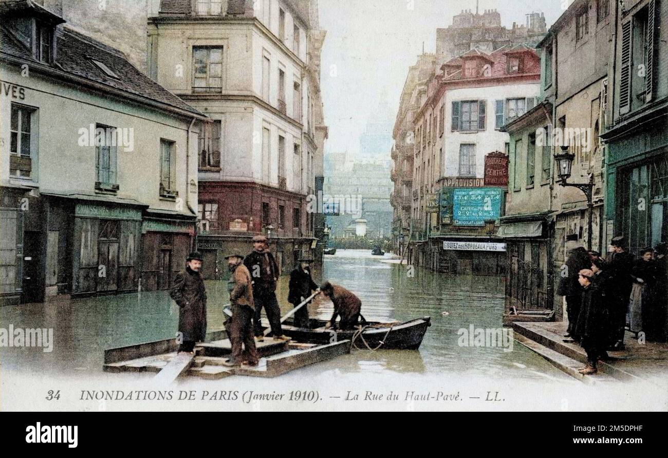 Hochwasser in Paris 1910 Inondations de Paris en janvier 1910 crue