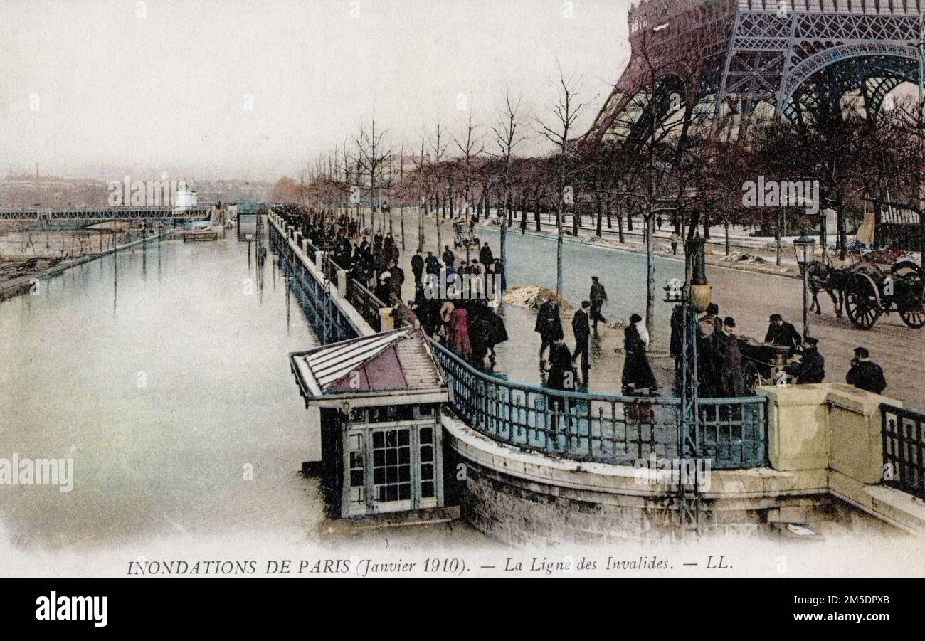 Hochwasser in Paris 1910 Inondations de Paris en janvier 1910 crue
