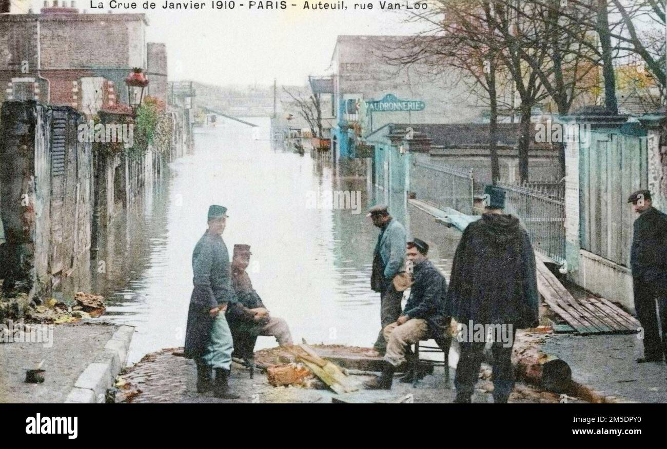 Hochwasser in Paris 1910 Inondations de Paris en janvier 1910 crue