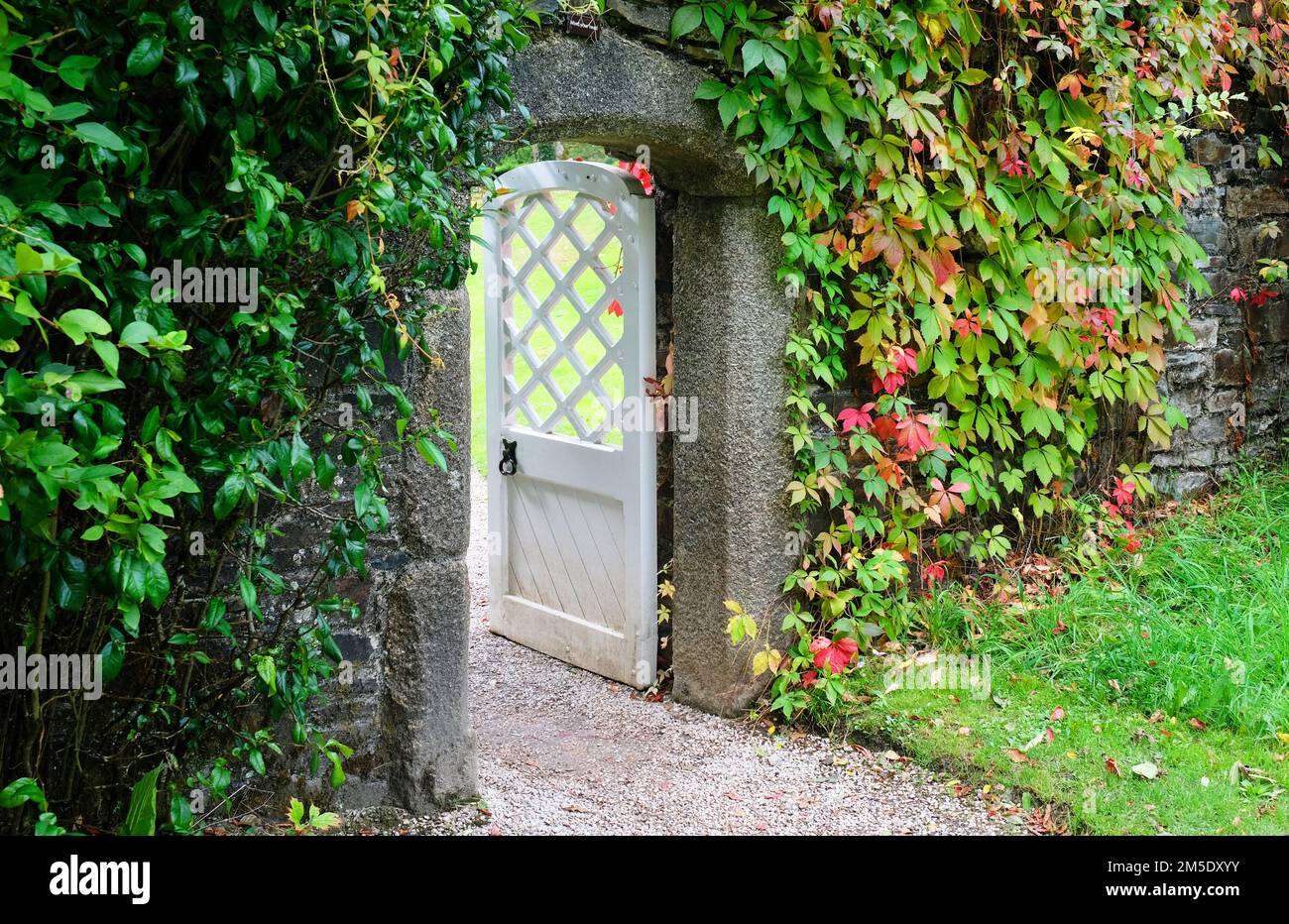 Gartentor - John Gollop Stockfoto