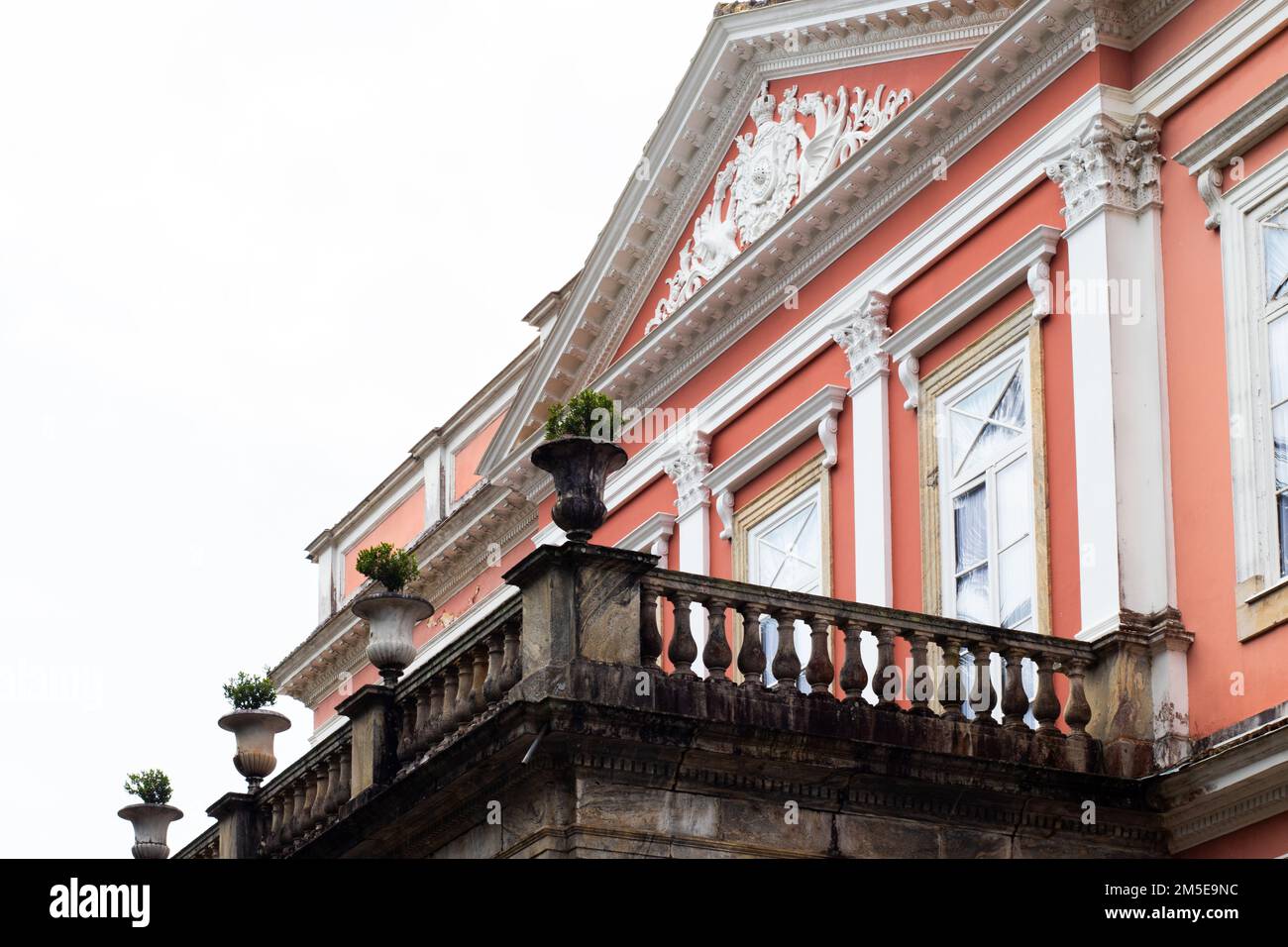 Brasilianisches Kaisermuseum, Residenz der brasilianischen Königsfamilie. Stockfoto