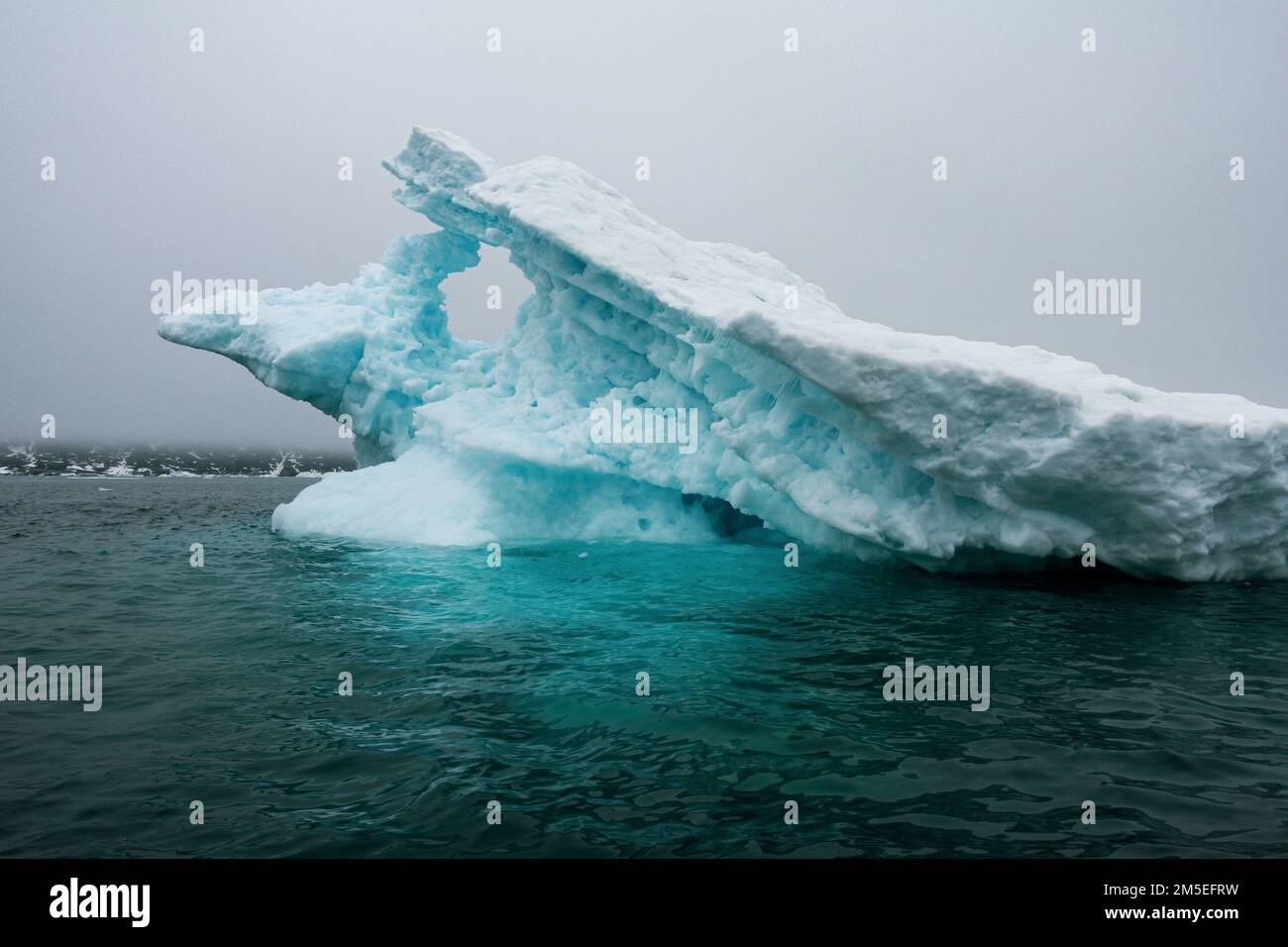 Süßwassereisberg vor der Küste Grönlands Stockfoto