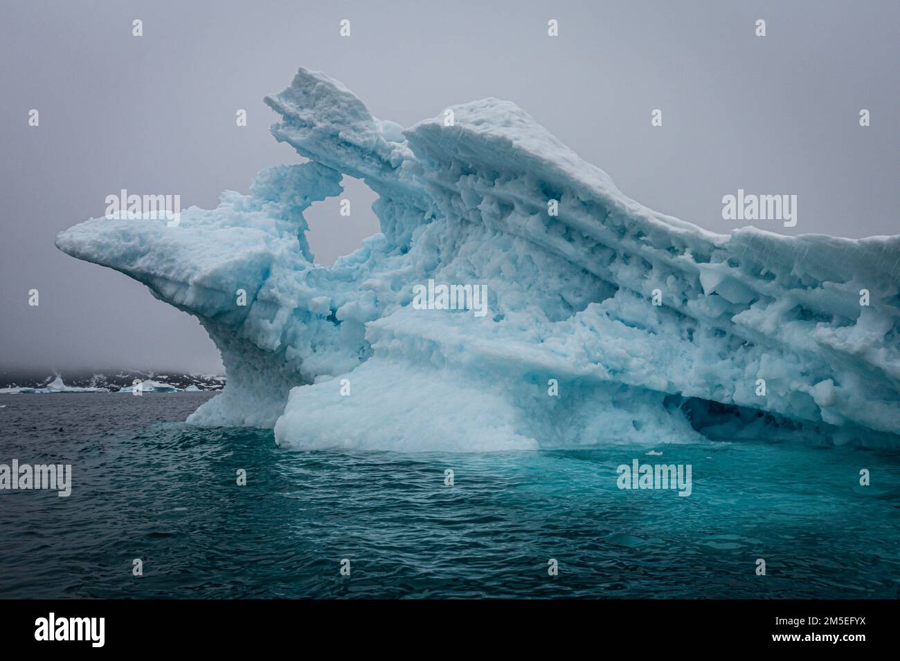 Süßwassereisberg vor der Küste Grönlands Stockfoto