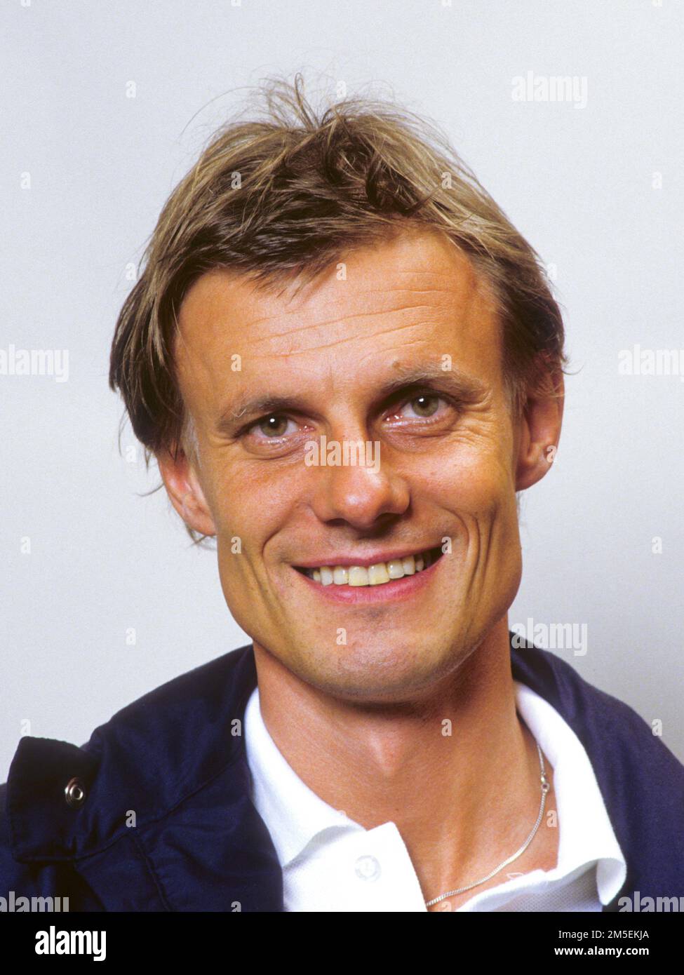 ANDERS GÄRDERUD ehemaliger schwedischer Langstreckenläufer und Gewinner der Steeplechase 3000m bei den Olympischen Sommerspielen in Montreal 1976 Stockfoto