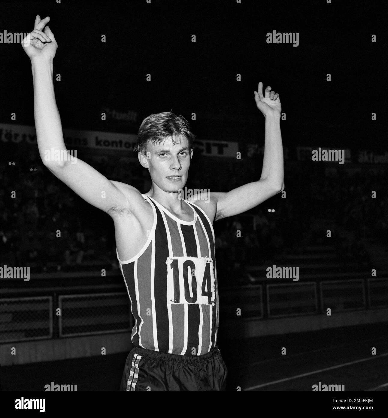 ANDERS GÄRDERUD ehemaliger schwedischer Langstreckenläufer und Gewinner der Steeplechase 3000m bei den Olympischen Sommerspielen in Montreal 1976 Stockfoto