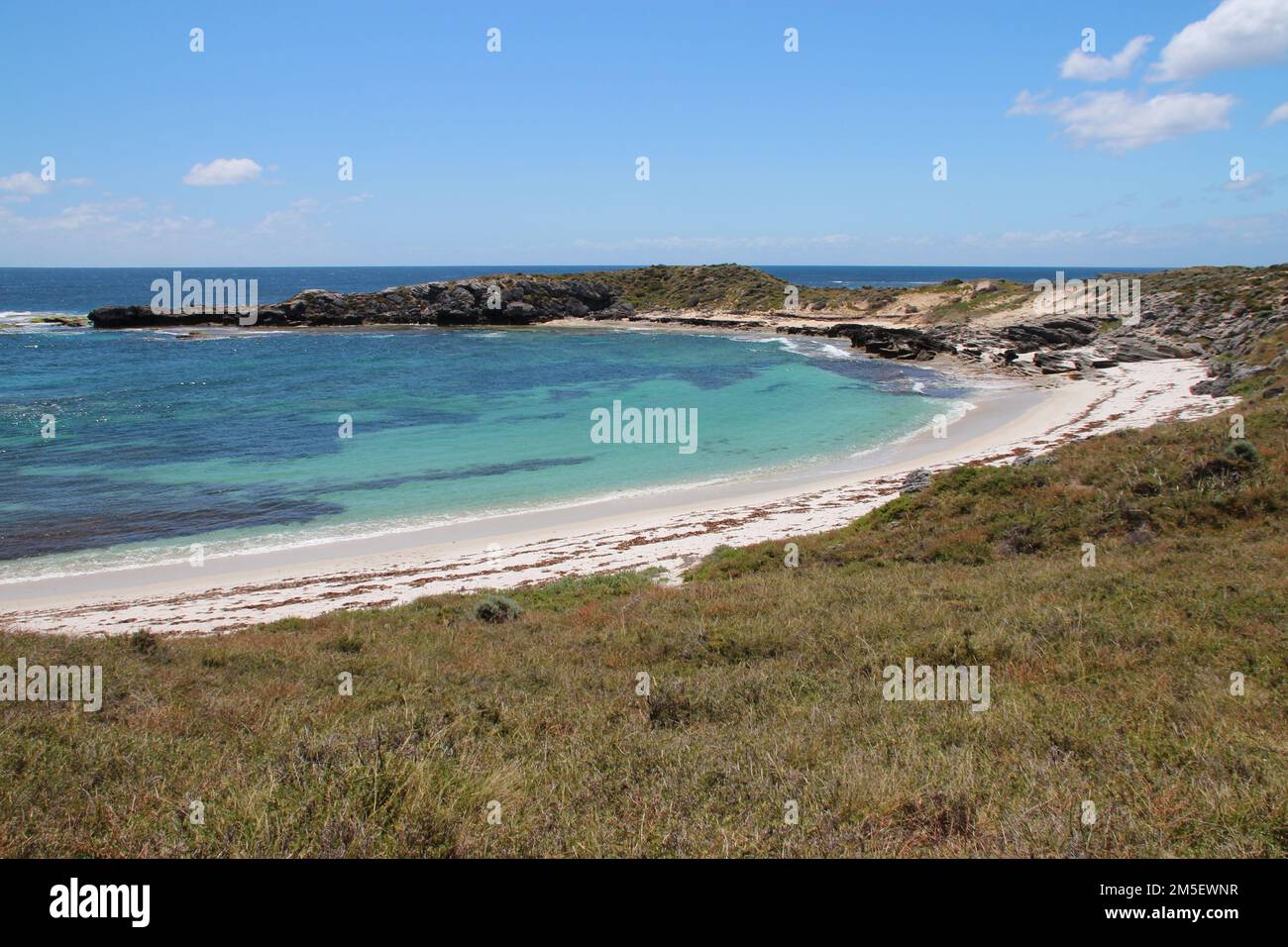 indischer Ozean bei Mable Cove rottnest Island (australien) Stockfoto