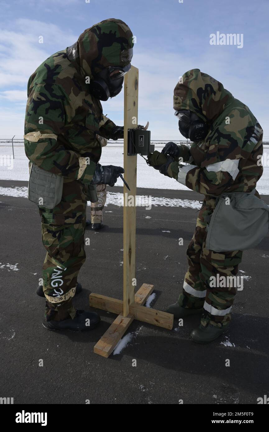 USA Air Force NotfallmanagementMitglieder von links nach rechts Staff