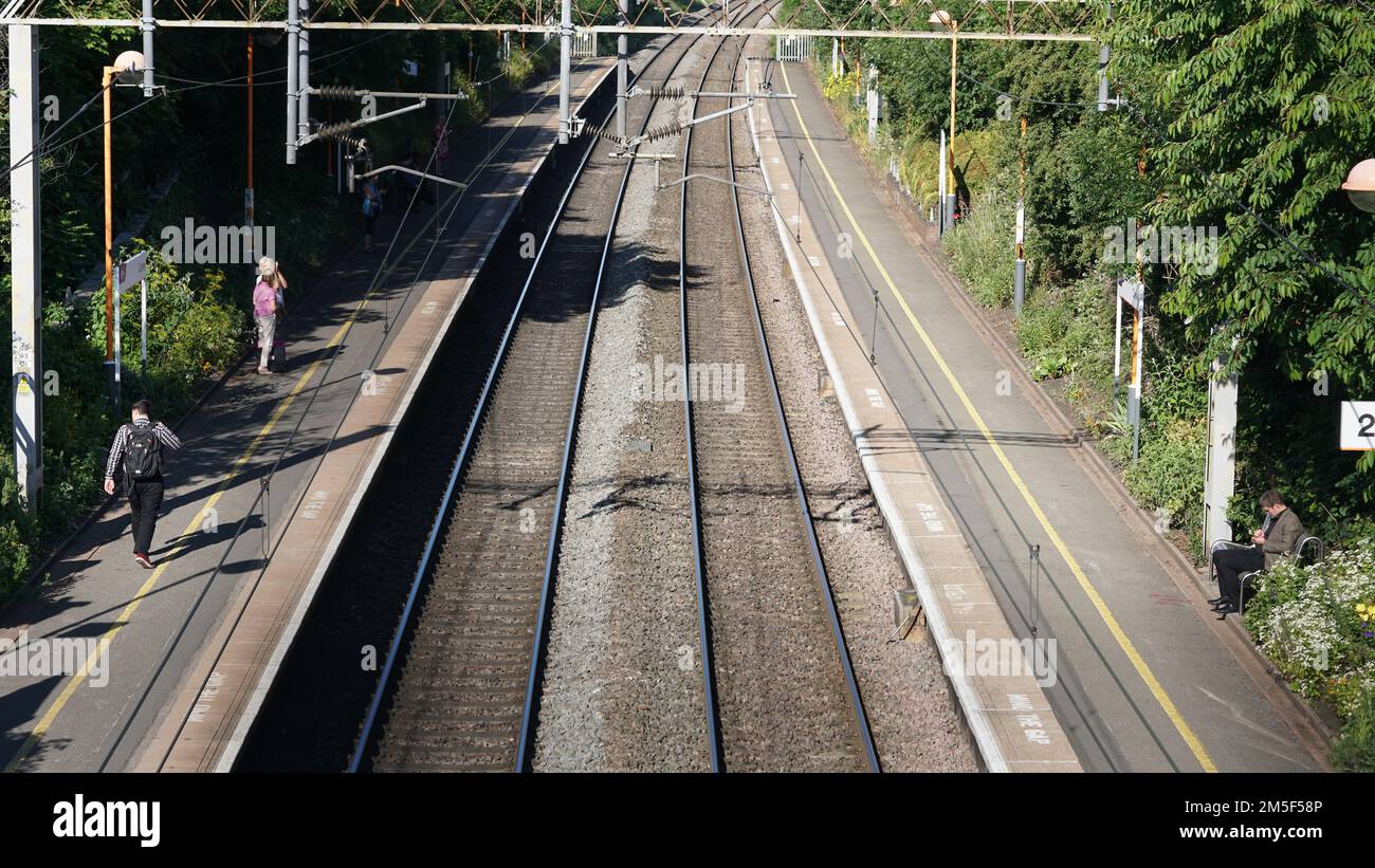 Canley Train Station, Coventry, Großbritannien Stockfoto