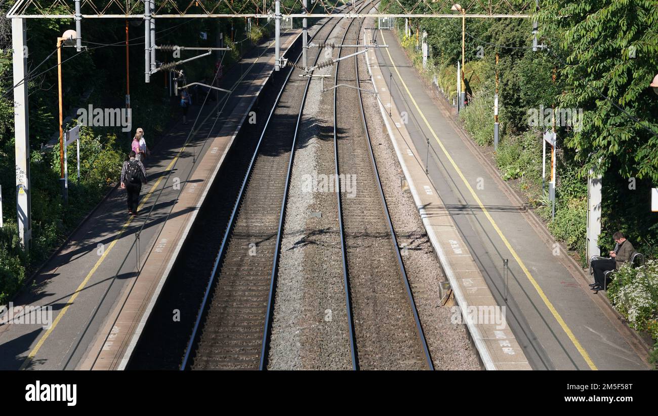 Canley Train Station, Coventry, Großbritannien Stockfoto