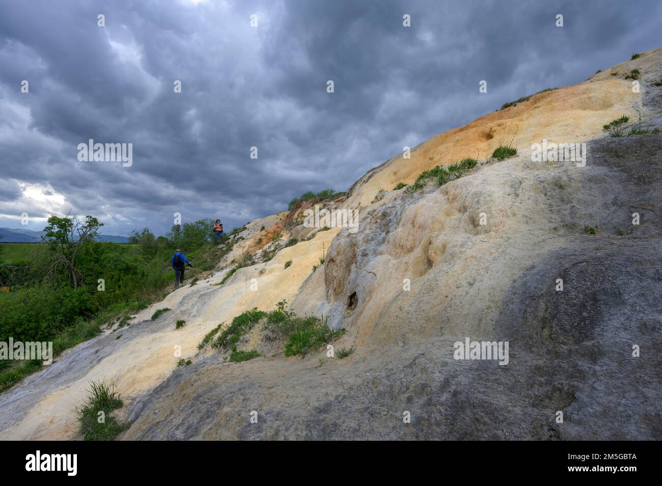 Mineralquelle Mineralny pramen, Besenova, Zilinsky kraj, Slowakei Stockfoto