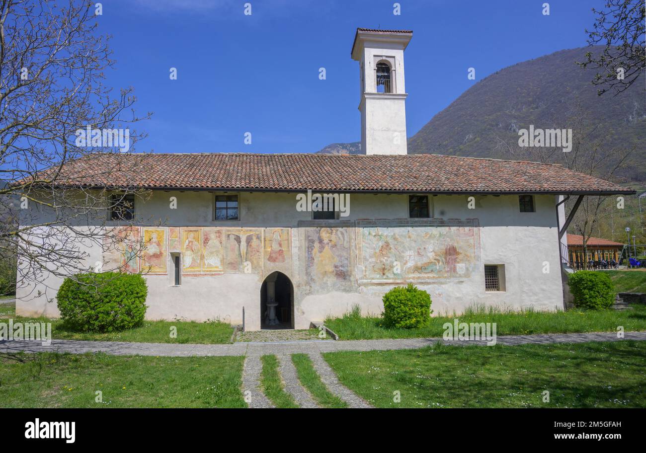 Kirche San Giorgio, Zone, Provinz Brescia, Italien Stockfoto