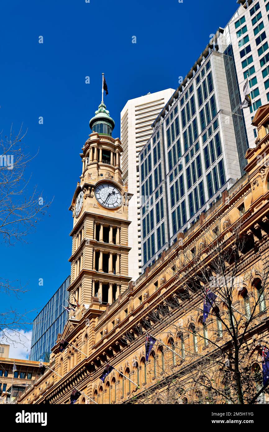 Sydney. New South Wales. Australien. Architekturen im Central Business District (CBD) Stockfoto