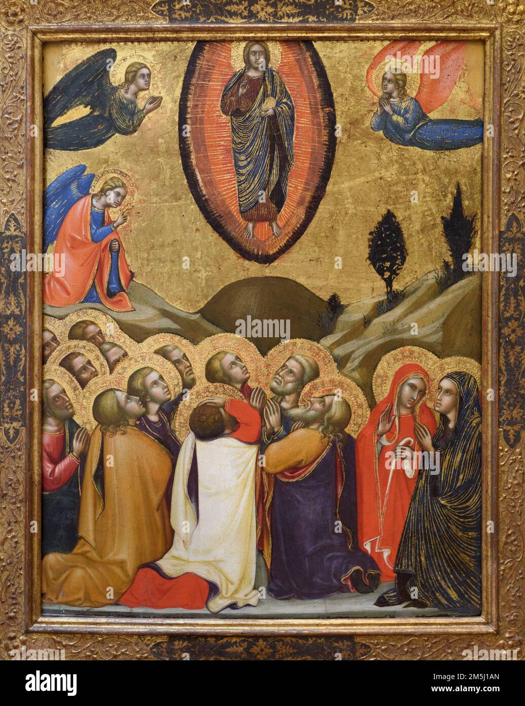 Barnaba da Modena (aktiv in der zweiten Hälfte des 14. Jahrhunderts), The Ascension, ca. 1372 - 1374. Aufsteigen. Kapitolinische Museen, Rom, Italien. Tempe Stockfoto