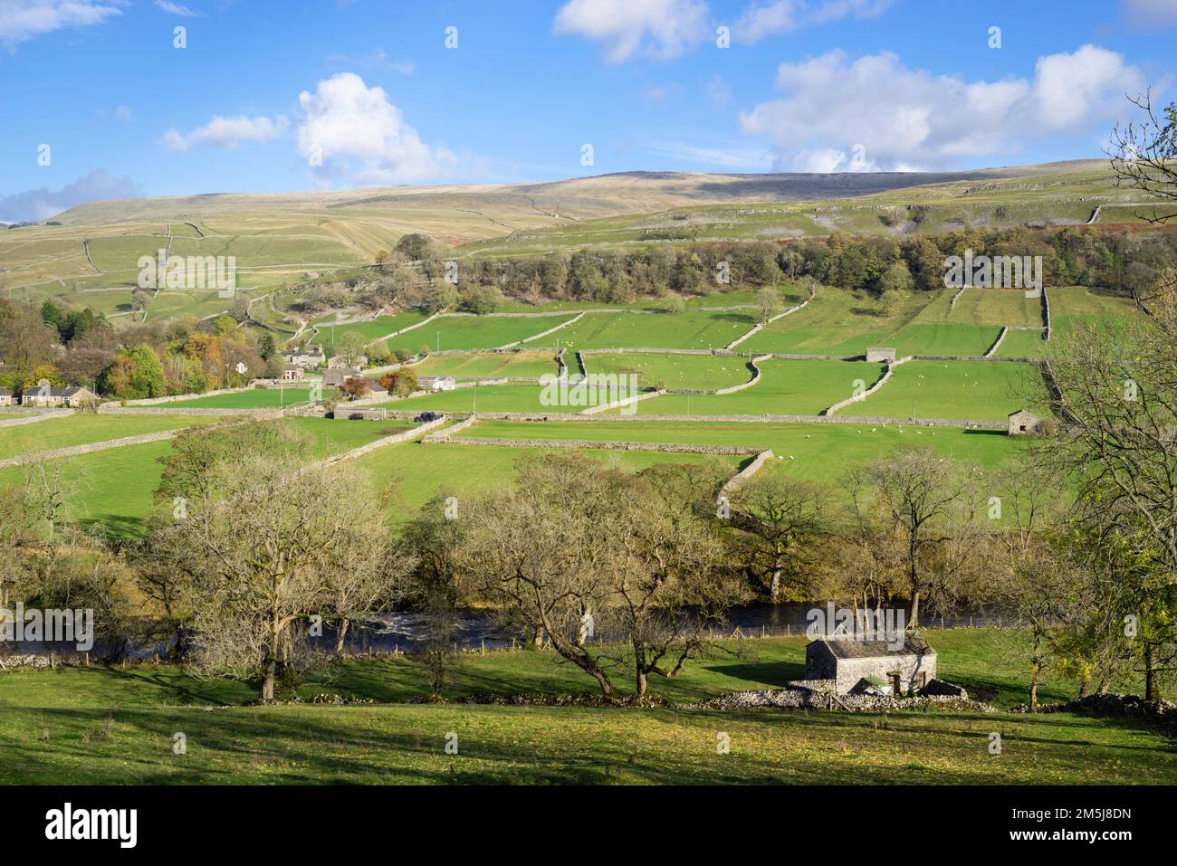 Yorkshire Dales National Park Kettlewell Yorkshire Kettlewell Wharfedale Yorkshire Dales National Park North Yorkshire England Großbritannien GB Europa Stockfoto