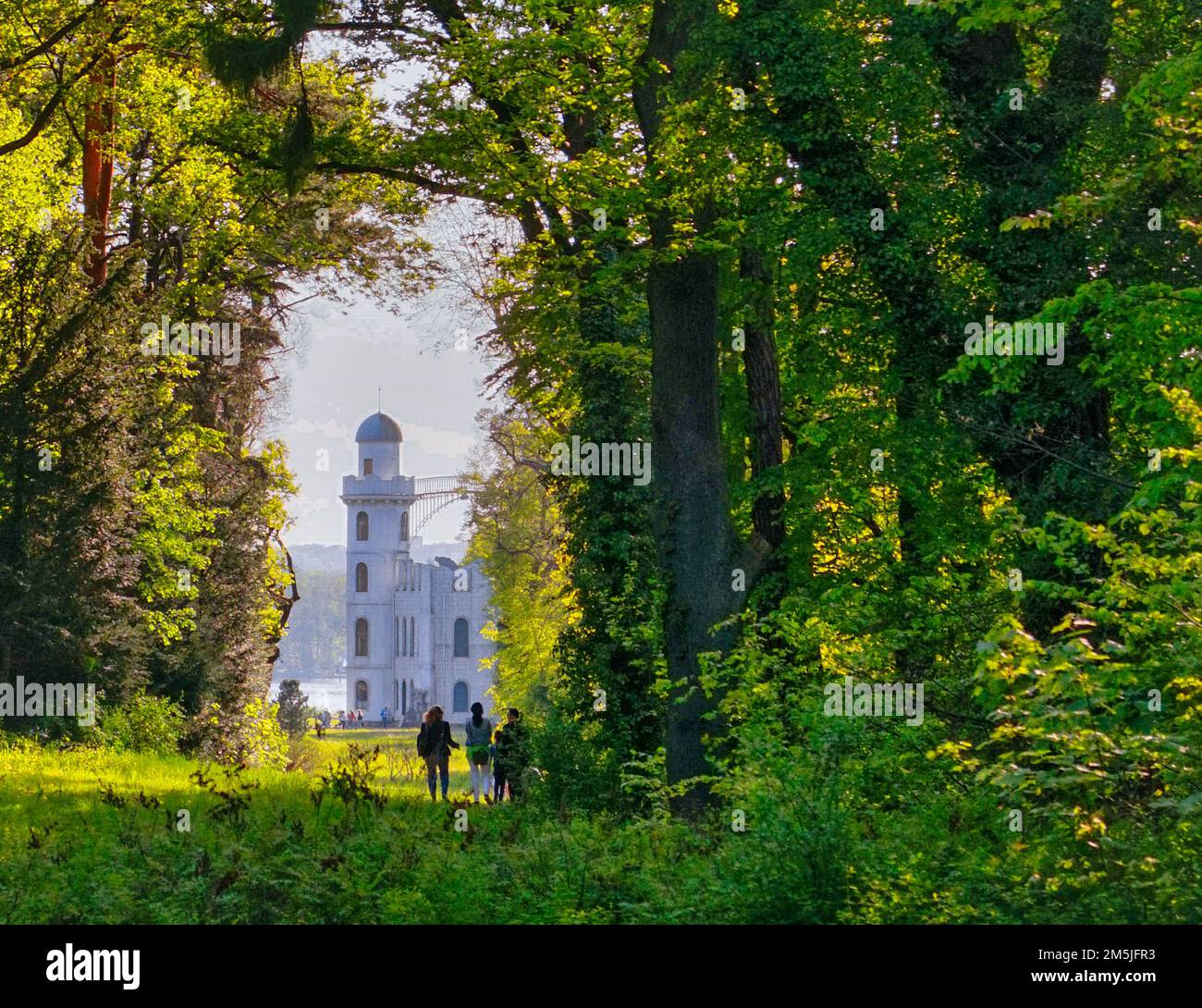 Potsdam, Pfaueninsel Stockfoto