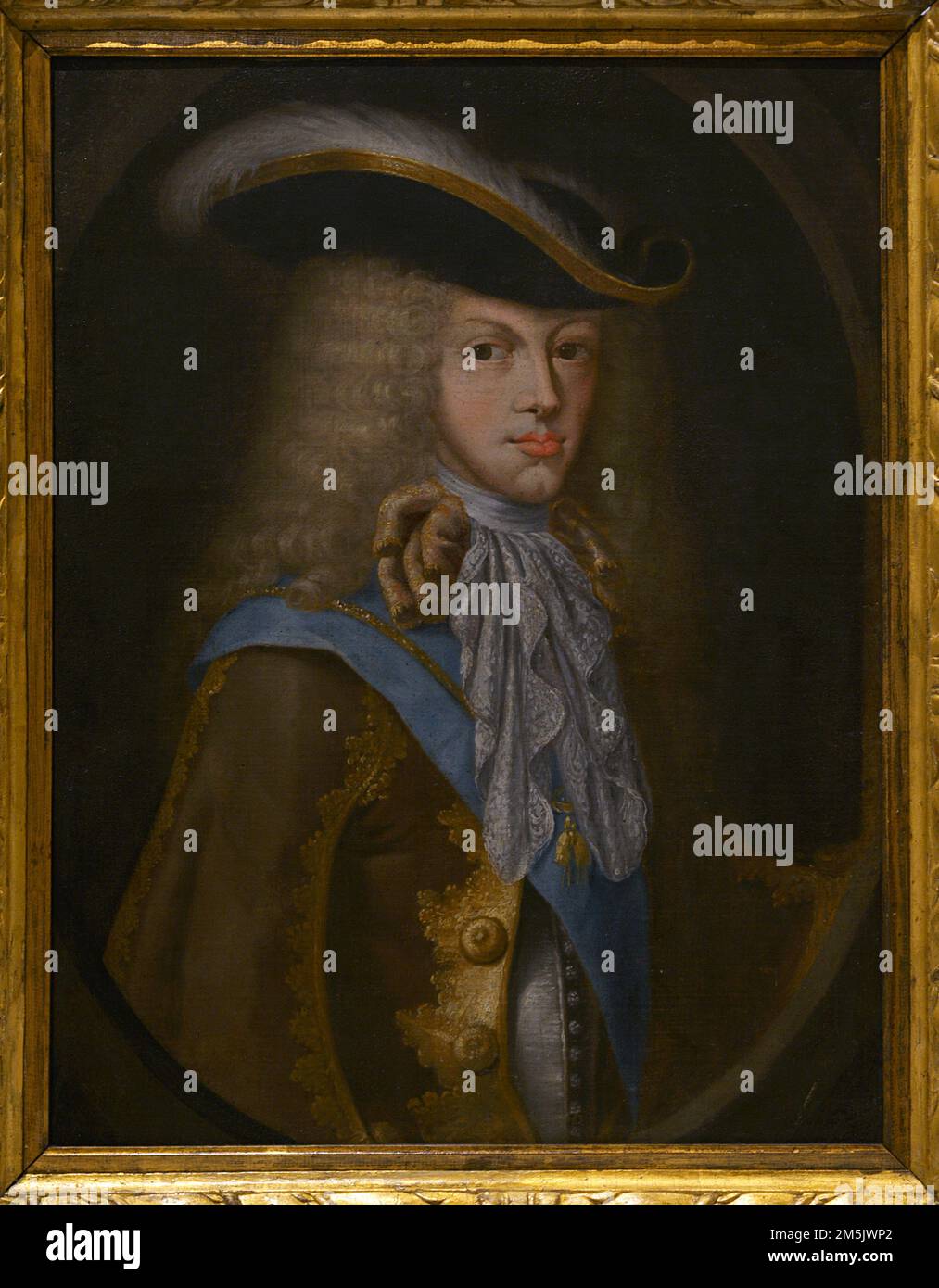 Philip V (1683-1746). König von Spanien (1700-1746). Porträt. Anonym. Die erste Hälfte des 18. Jahrhunderts. Öl auf Segeltuch. Armeemuseum. Toledo, Spanien. Stockfoto