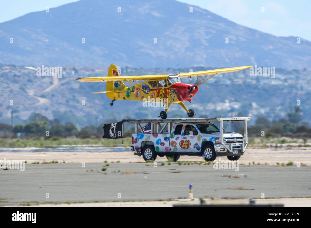 Militärflugzeug auf der MCAS Miramar Air Show 2022 Stockfoto