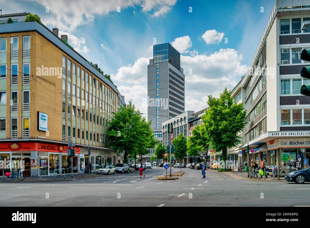 Zentrum Düsseldorf, Nordrhein-Westfalen, Deutschland. Stockfoto