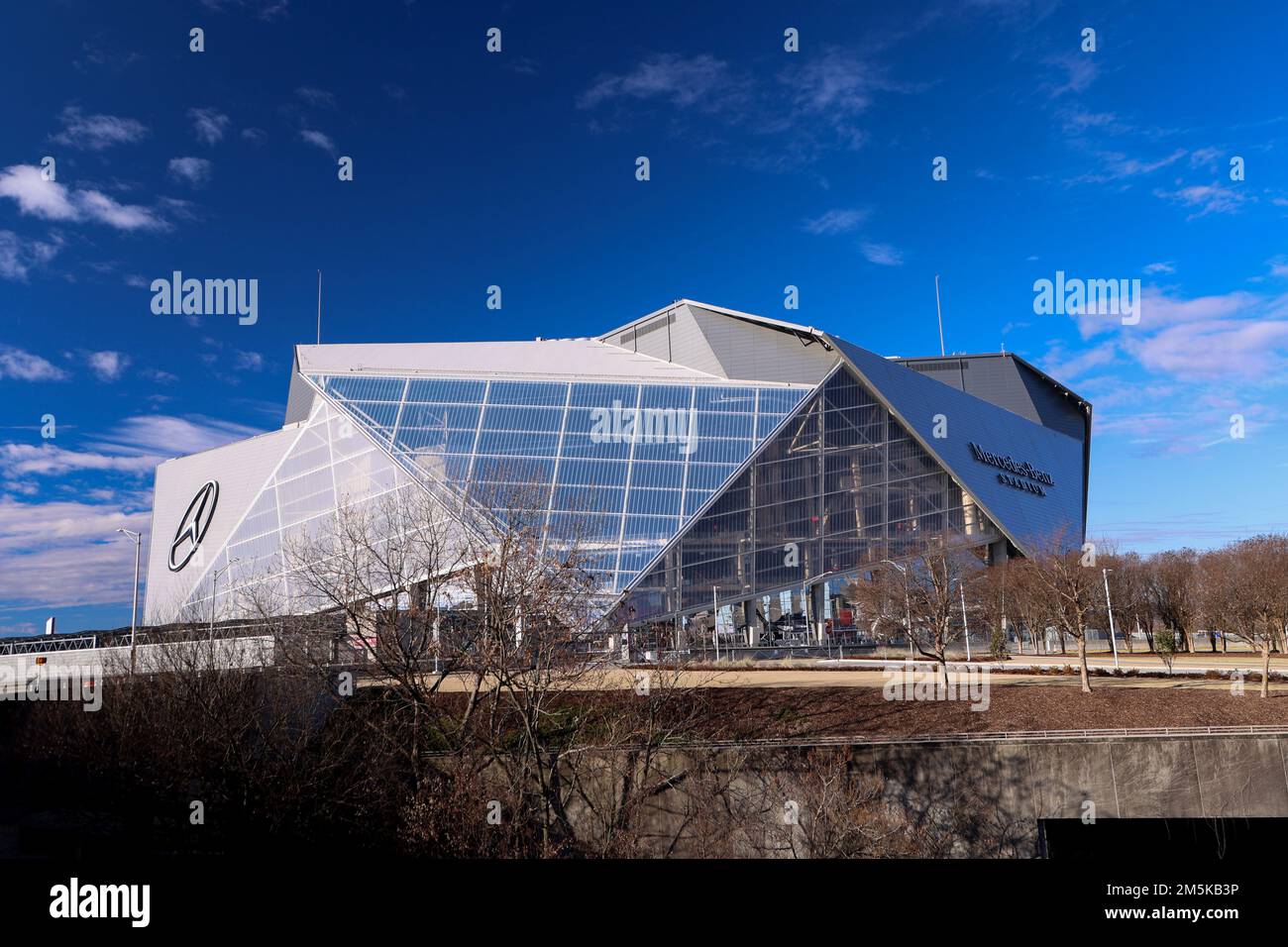 Atlanta, Georgia, USA. 29. Dezember 2022. Schauplatz des College Football Playoff im Mercedes Benz Stadium, Atlanta, Georgia. (Kreditbild: © Scott Stuart/ZUMA Press Wire) Stockfoto