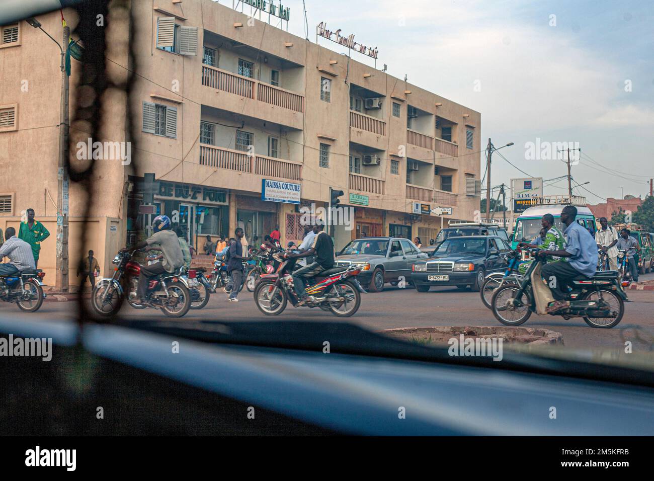 Bamako Hauptstadt von Mali Stockfoto