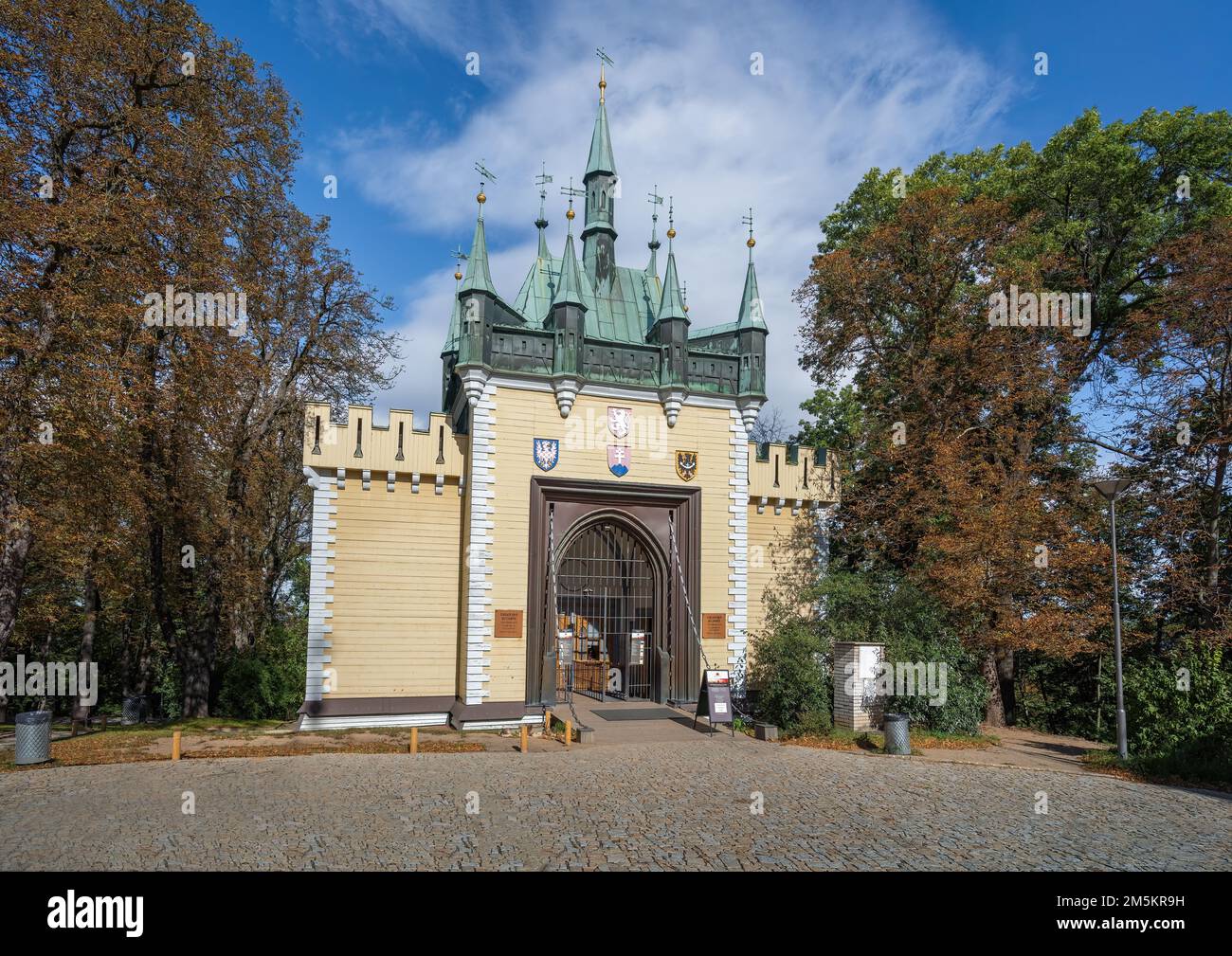 Spiegellabyrinth auf Petrin - Prag, Tschechische Republik Stockfoto