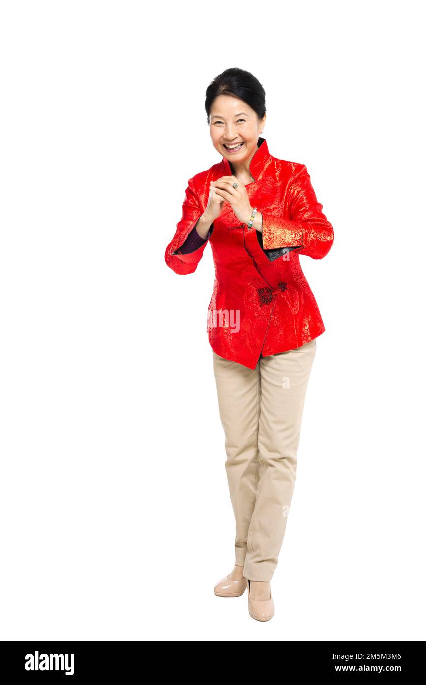 Zelt für das alte chinesische Neujahrsfest Stockfoto