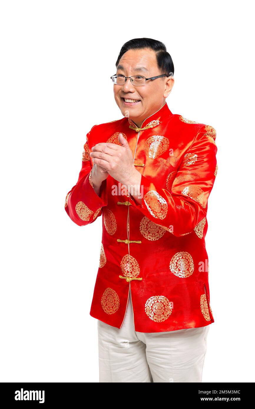 Zelt für das alte chinesische Neujahrsfest Stockfoto