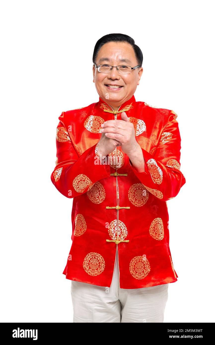 Zelt für das alte chinesische Neujahrsfest Stockfoto