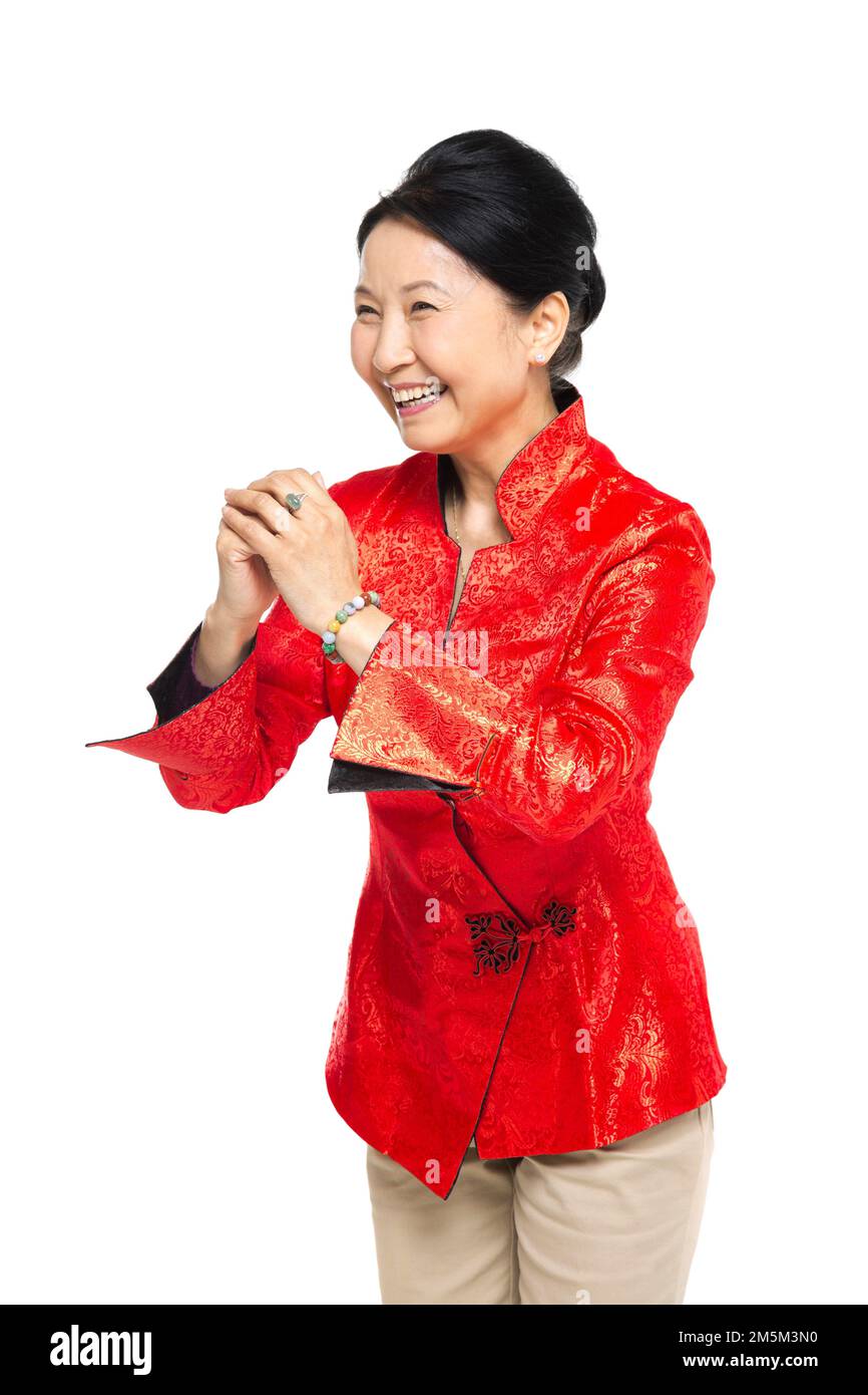 Zelt für das alte chinesische Neujahrsfest Stockfoto