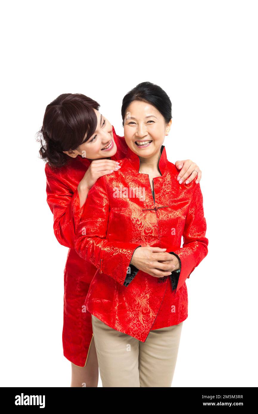 Zelt-Outfit und chinesisches Neujahr Stockfoto