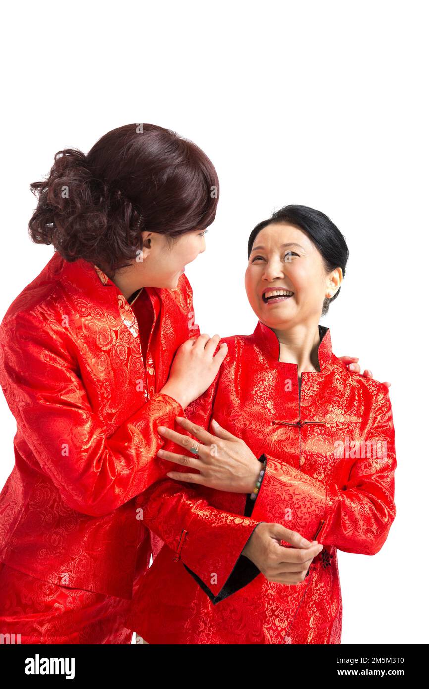 Zelt-Outfit und chinesisches Neujahr Stockfoto