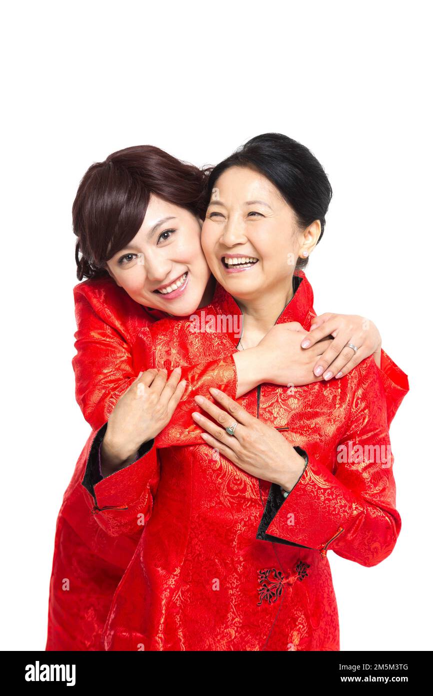 Zelt-Outfit und chinesisches Neujahr Stockfoto