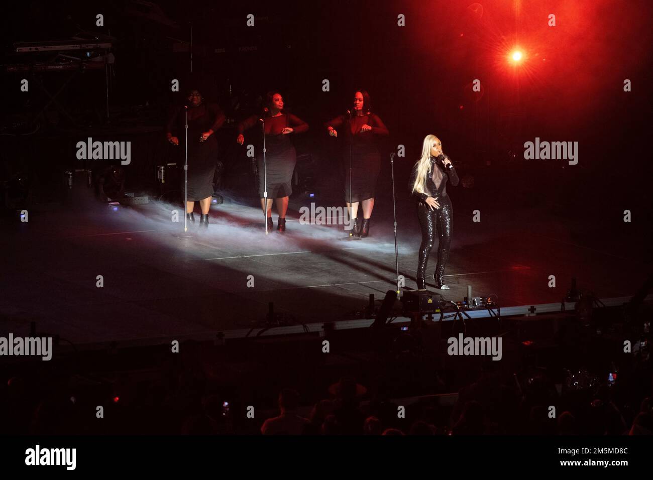 Jacksonville, Florida, USA. 29. DEZEMBER 2022. Mary J. Blige tritt live während des Pre-Silvester Celebration-Konzerts auf. Kredit: Bill Ragan/Alamy Live News Stockfoto