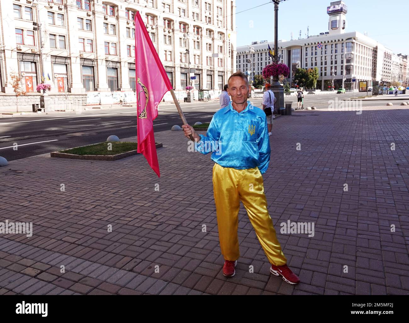 Kiew, Ukraine 23. August 2020: Ukrainische Nationalkleidung Stockfoto