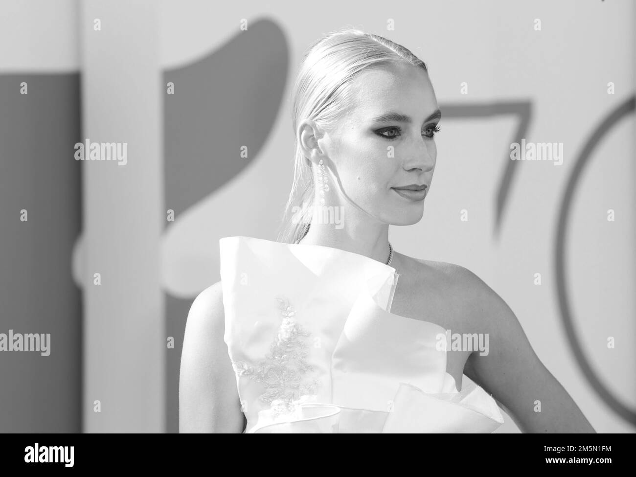 VENEDIG, ITALIEN - 01. SEPTEMBER: Magda Swider besucht den roten Teppich „Tar“ beim Venedig Filmfestival 79. am 01. September 2022 in Venedig, Italien Stockfoto