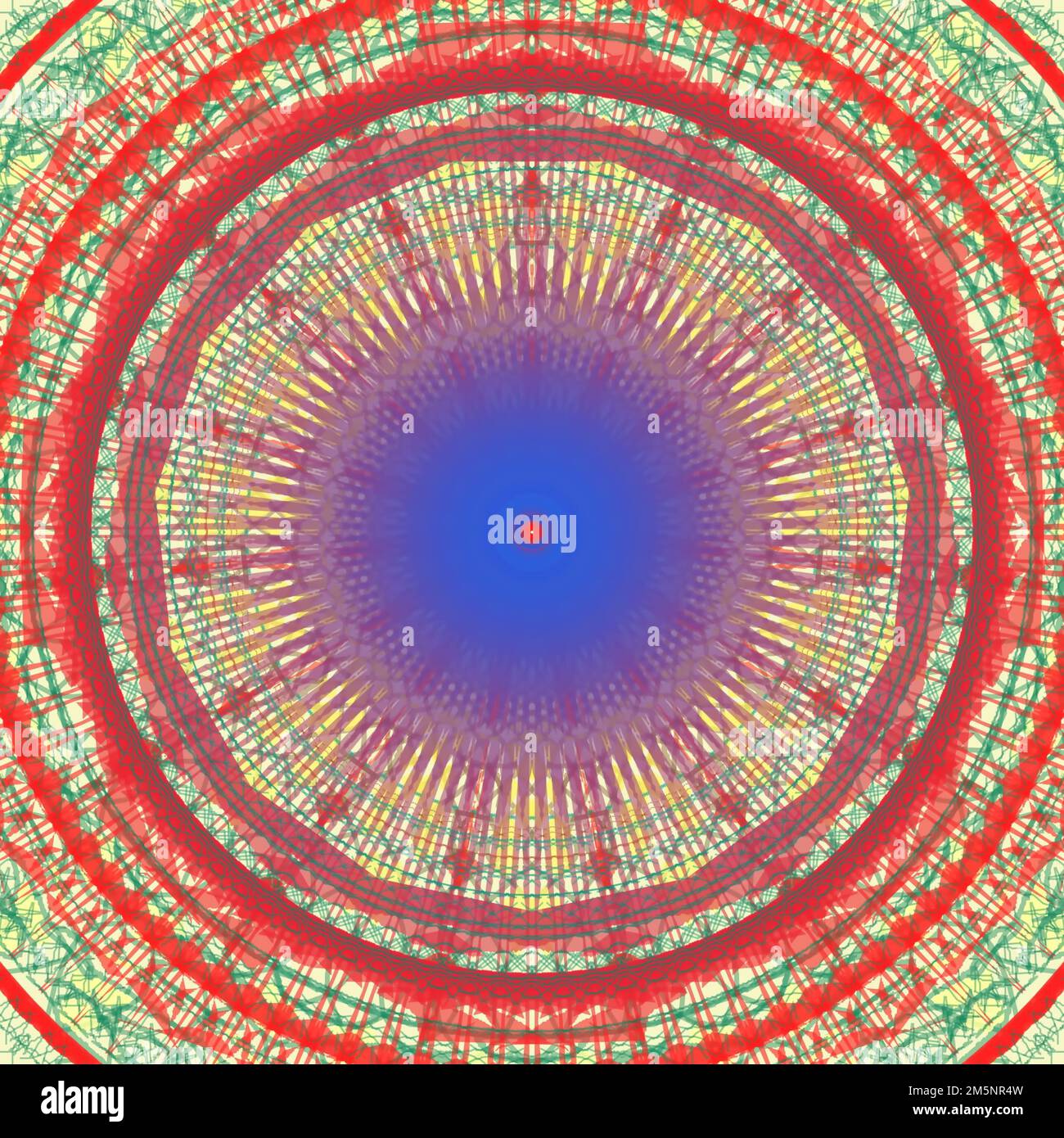 Esoterische spirituelle Energiebilder. Abstrakte farbige Mandala Stockfoto