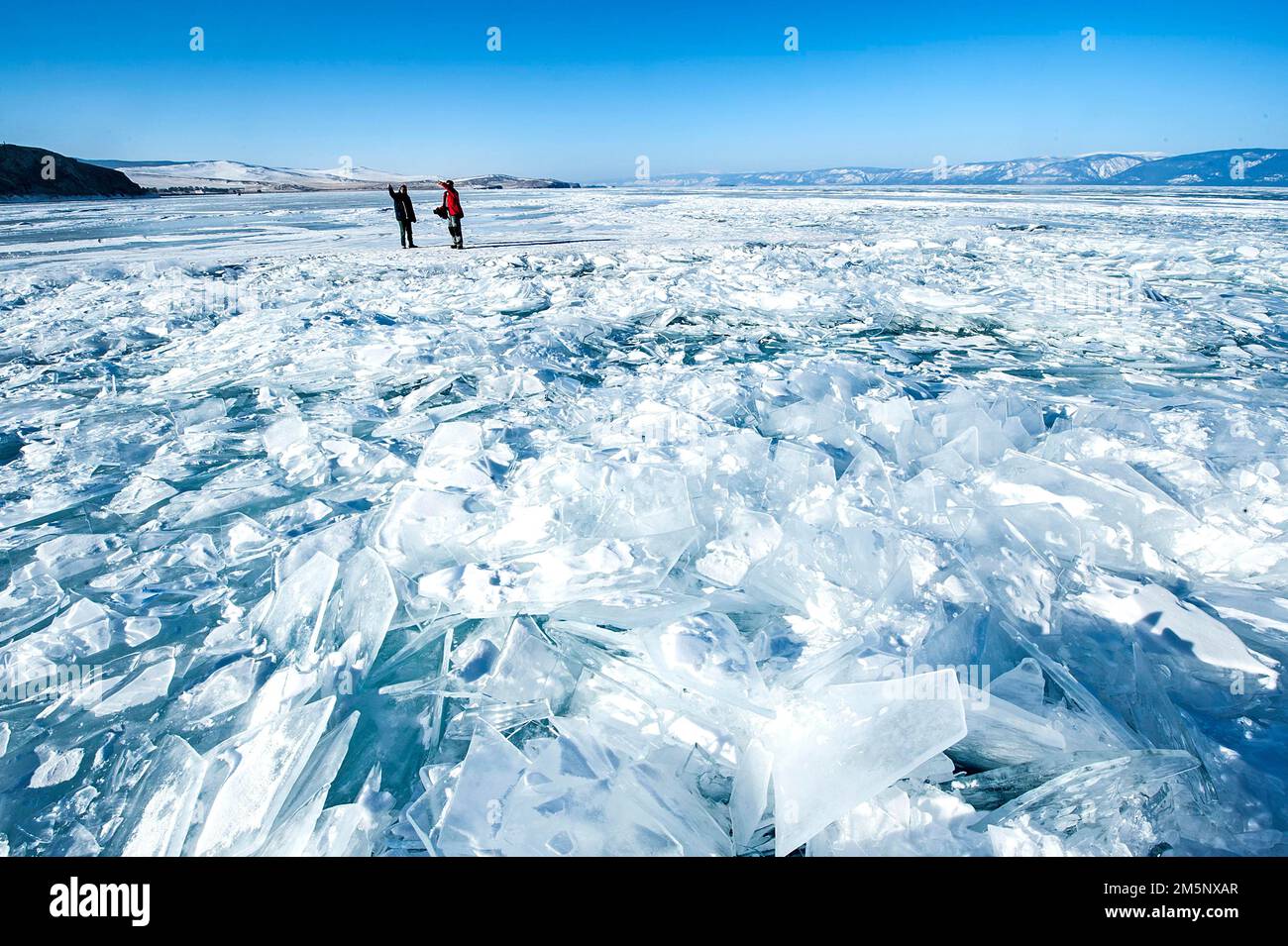 Baikal-See, Pribaikalsky-Nationalpark, Provinz Irkutsk, Sibirien, Russland Stockfoto