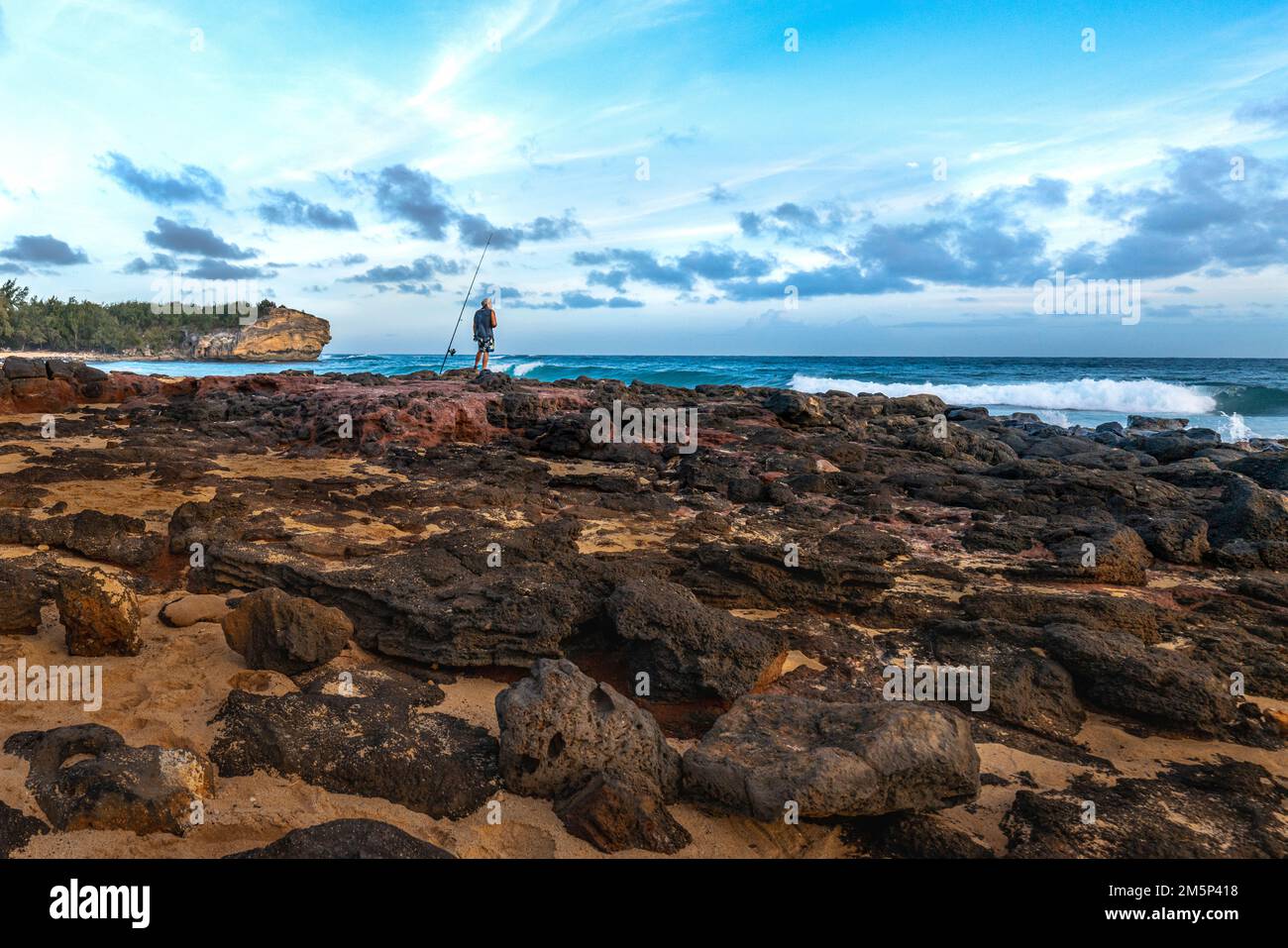 PACIFIC OCEAN GRAND HYATT RESORT & SPA KOLOA KAUAI HAWAII USA Stockfoto